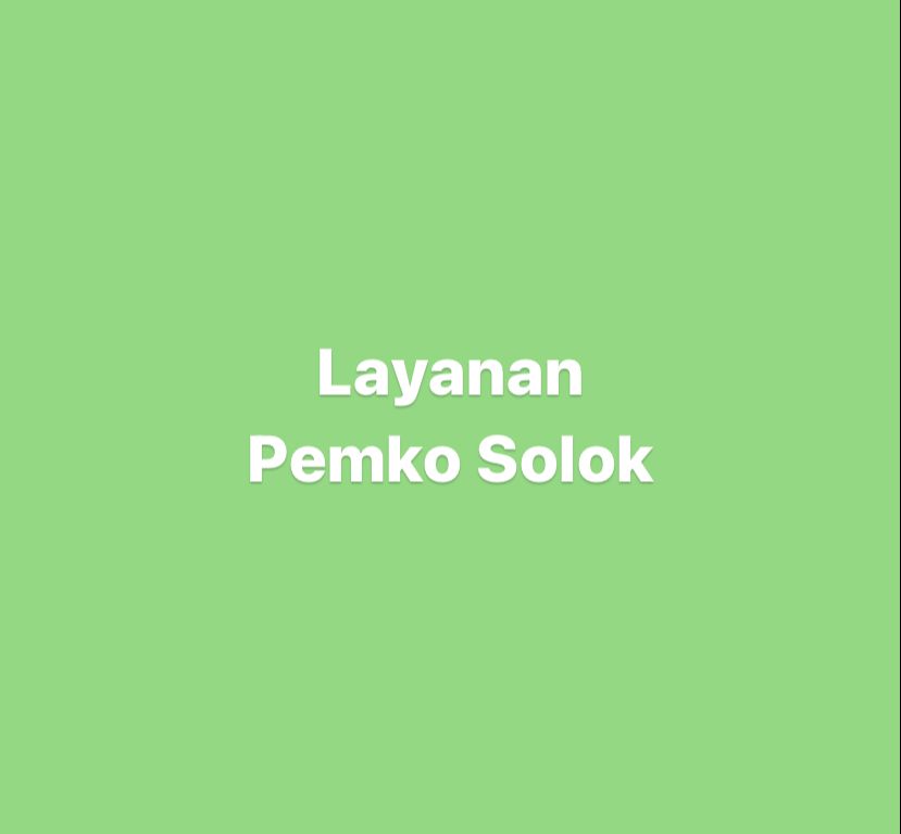 Layanan Publik Pemko Solok